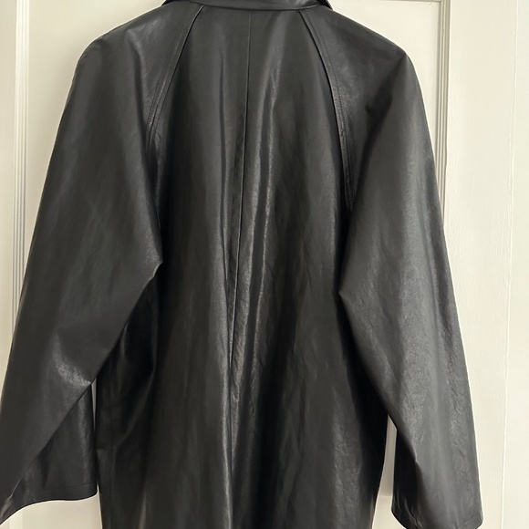 VERSO KR vegan leather blouson coat - Picture 6 of 8